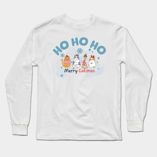 Merry Catmas Long Sleeve T-Shirt